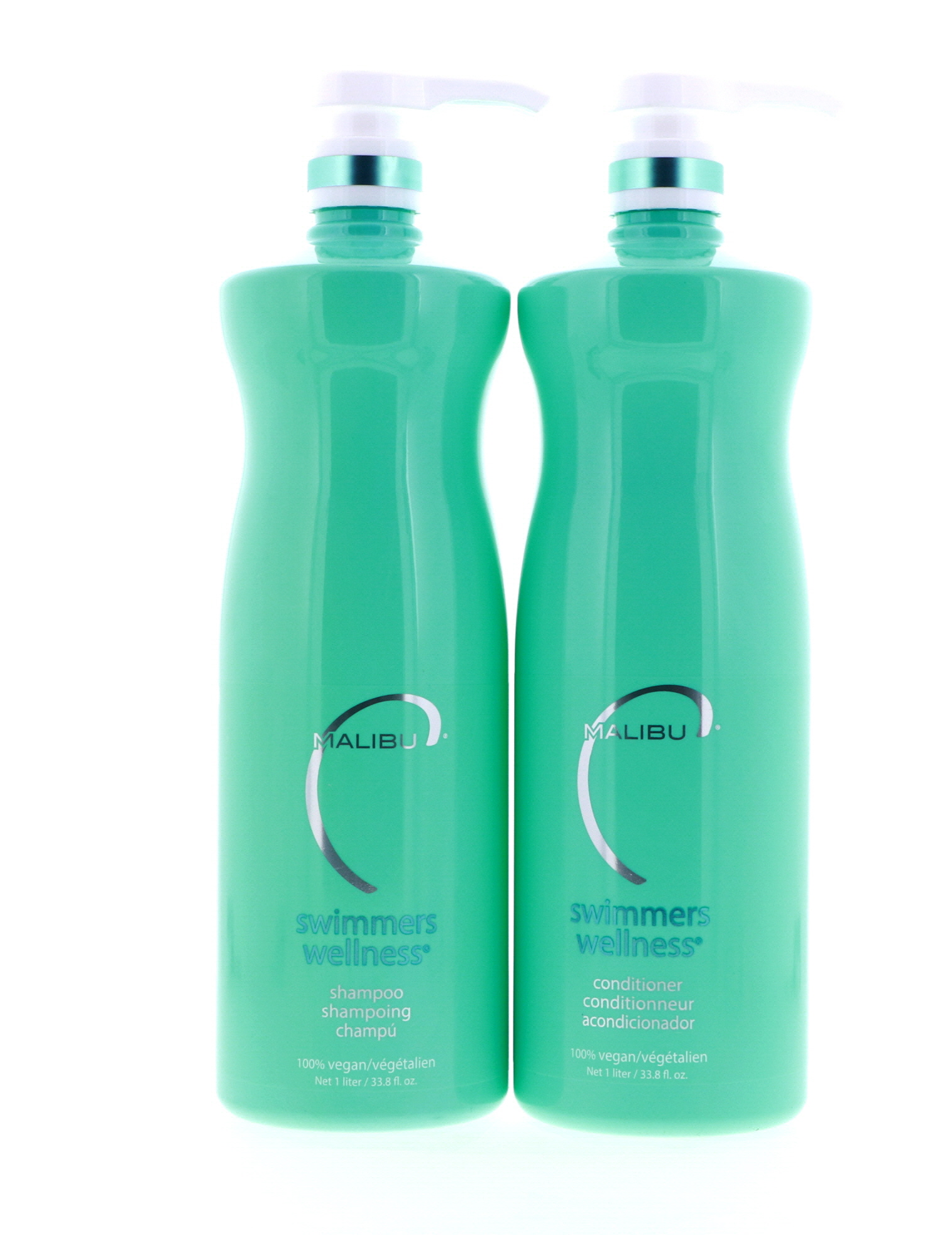 Malibu C Swimmers Wellness Shampoo and Conditioner 33.8 oz Each 2 pack